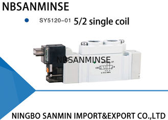 SY5000 mini posición a prueba de polvo neumática 5/2 5 de la válvula electromagnética 220VAC/3