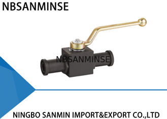 KHB KHM apagó el diámetro hidráulico del acero de carbono de la vávula de bola 16m m 20m m 25m m con el reborde del SAE