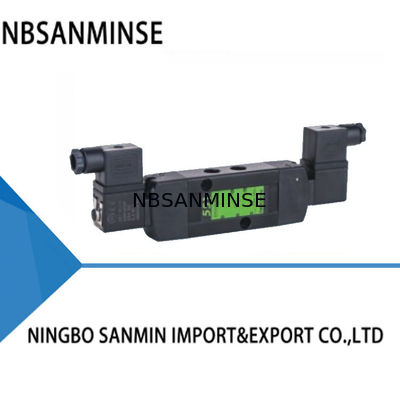 Válvula de control de solenoide neumático de doble bobina, válvula de espaciador de bobina tipo NBR PUR Sello IP65