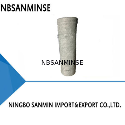 Bolsa de polvo de fieltro de aguja de fibra conductora mixta de poliéster, bolsa de filtro de aire Industrial, bolsas de filtro de bolsa a prueba de polvo de 550g/M2