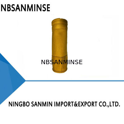 Bolsa de fieltro de aguja de fibra de poliimida Bolsa de filtro a prueba de polvo industrial de aire Bolsas de filtro de bolsa a prueba de polvo 260C