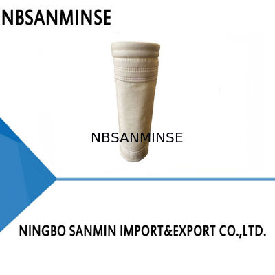 Bolsa de filtro de aire de polvo de fieltro de aguja PAN de poliacrilonitrilo acrílico Bolsas de filtro de bolsa a prueba de polvo ignífugas