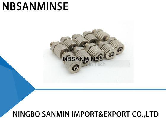 Componentes neumáticos Sanmin recto de las piezas del poliuretano del tacto del TC dos del aire de nylon apropiado del tubo