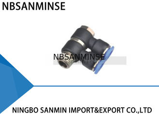 El flujo del conector de la manguera del aire comprimido del eslabón giratorio del universal 360 de PHT 2 equipa las colocaciones dobles neumáticas Sanmin del banjo