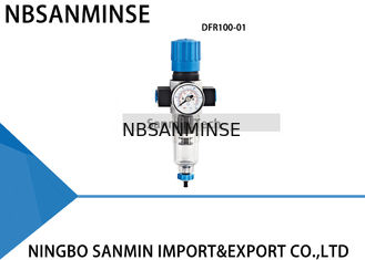 Equipo neumático de la fuente de aire del lubricador del regulador del filtro del negro azul