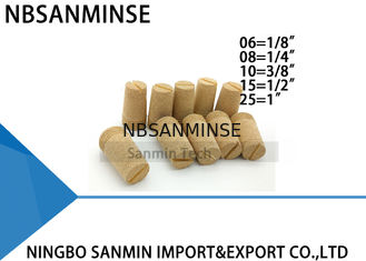NBSANMINSE D 1/8 1/4 3/8 1/2 1 silenciador de cobre amarillo de las piezas del tamaño del extractor apropiado de cobre amarillo neumático del silenciador en la mejor venta