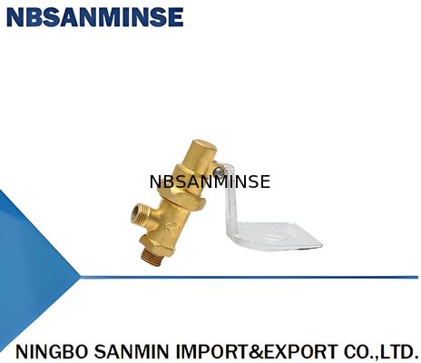 1.0MPA Presión válvula de pie de cobre de latón para una funcionalidad confiable