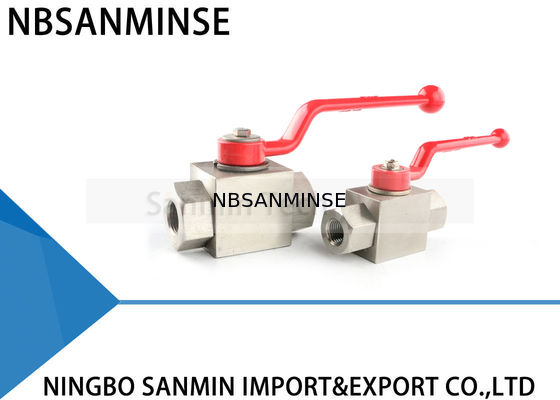 Vávula de bola hidráulica de alta presión del acero inoxidable KHB-G1/8 1/4 3/8 diseño el 1/2 anti SS304 SS316 de la corrosión