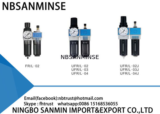 Piezas neumáticas del compresor de aire de la máquina del CNC de la automatización de las unidades FRL del lubricador del regulador del filtro de aire dos