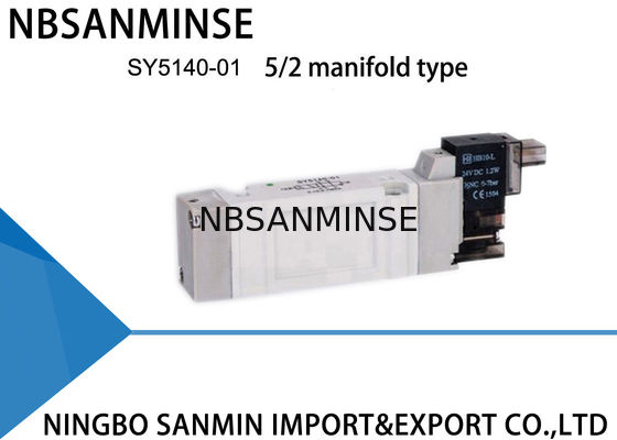 SY5000 mini posición a prueba de polvo neumática 5/2 5 de la válvula electromagnética 220VAC/3