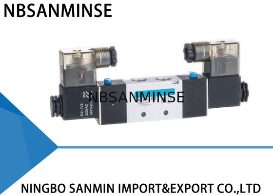 4V210 4V220 4V320   4V410 1/8" 1/4" máquina neumática de la automatización de la válvula de Polit del aire de la válvula electromagnética