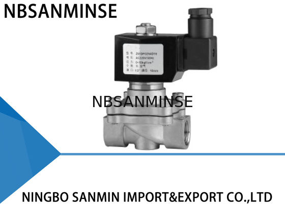 Válvulas electromagnéticas del acero inoxidable Z4 para la válvula electromagnética de actuación directa del agua