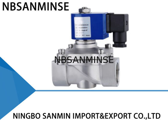 Válvulas electromagnéticas del acero inoxidable Z4 para la válvula electromagnética de actuación directa del agua