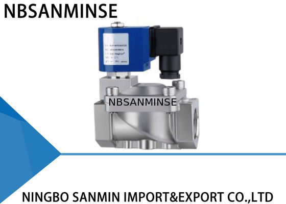 Acero inoxidable normalmente abierto 304/316 de la válvula electromagnética del diámetro grande P7
