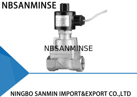 A4 SS/válvula electromagnética de cobre amarillo 3/4" 1" 2" confiabilidad respetuosa del medio ambiente