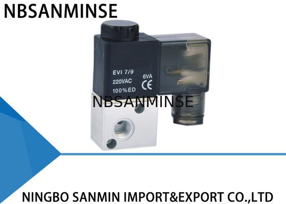 Serie neumática de alta velocidad de Sanmin 3V1 de la válvula neumática de la posición de la manera 2 de la válvula electromagnética 3