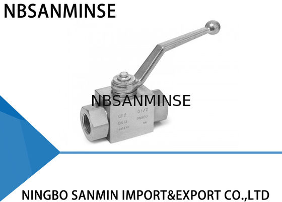 Manera hidráulica de acero inoxidable de alta presión de la vávula de bola 2 1/8" - 2" industria de la serie de KBH MKH para el gas de aceite del agua