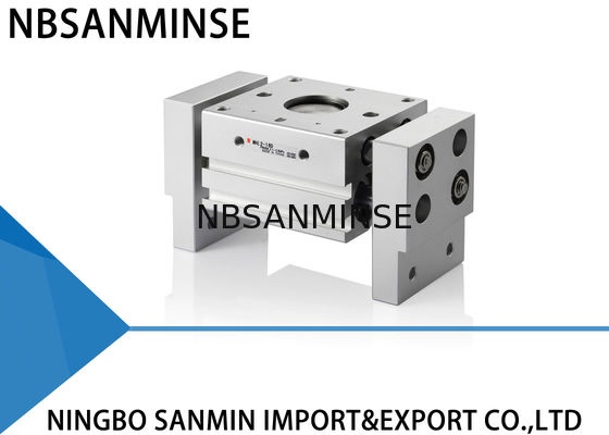 Tipo ancho serie MHL2 0.1MPa - 0,6 presiones del movimiento de MHL del agarrador largo del aire del MPa