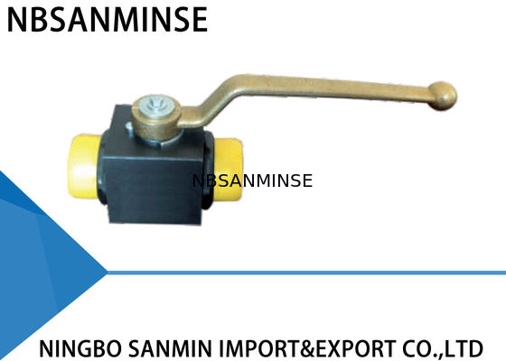 Acero de carbono manual/tipo hidráulico de cobre amarillo certificación del sello de la vávula de bola NBR VITON de ISO9001