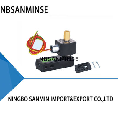Válvula de solenoide neumática con manguera de deslizamiento de sello NBR PUR 0.2 - 1.0Mpa