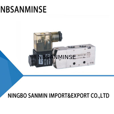 SANMIN todo el tipo inoxidable solo tipo eléctrico de la placa de acero del espaciador de la válvula del carrete de la válvula de control 0.2-1.0Mpa 120°C