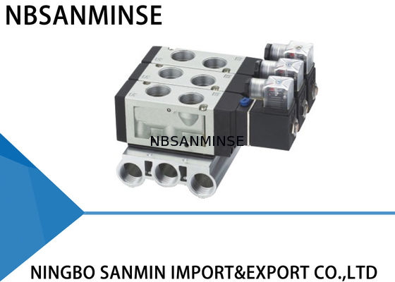 Cinco puerto G3/4" tipo experimental interno de la válvula neumática del solenoide del tubo del hilo