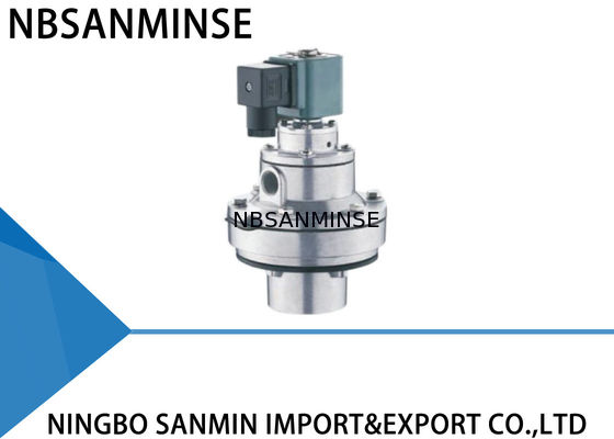 Primavera doble integrada aire limpio del acero inoxidable de la válvula 321 del pulso del diafragma
