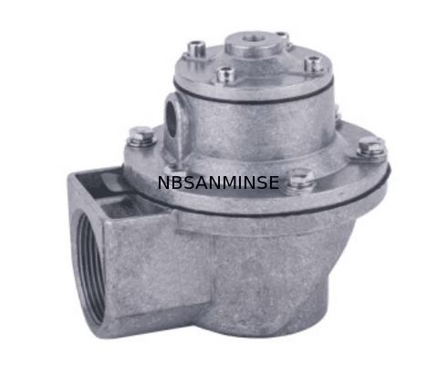 QD-Z 3/4 1 1-1/2 2 Pulgadas Válvula de chorro de pulso Colector de polvo Válvula de diafragma de doble sello Tipo SBFEC