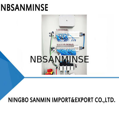 Sanmin Bus Valve Island Solenoide Valve Terminal Diseño de la industria de las aplicaciones de sensores PLC