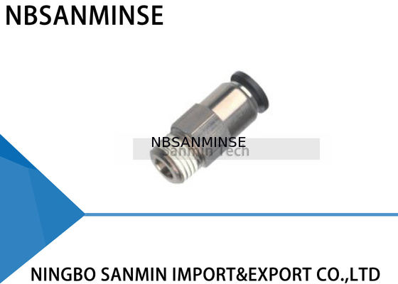 Hilo de cobre amarillo Sanmin de control de PCVF de la válvula de las colocaciones de Air One de la manera no de las válvulas neumáticas neumáticas de la vuelta