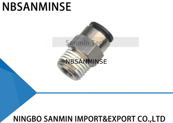 PCP todo cuerpo de cobre amarillo con el allanamiento de la funda plástica que cabe las instalaciones de tuberías neumáticas