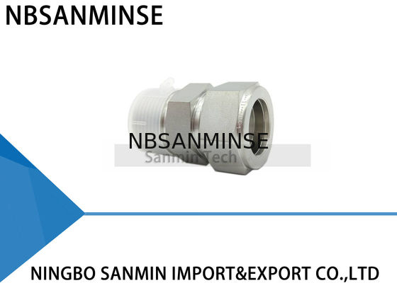 Fontanería del acero inoxidable SS316L del conector macho de la bujía métrica que cabe el aire neumático Sanmin de alta calidad que cabe