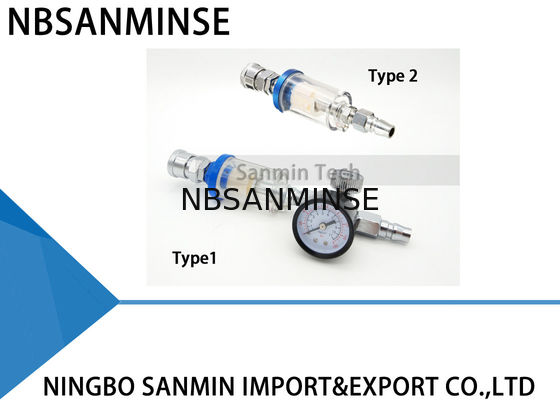 1/4" mini compresor de aire del filtro del separador de agua del aceite del filtro de agua para las herramientas del espray