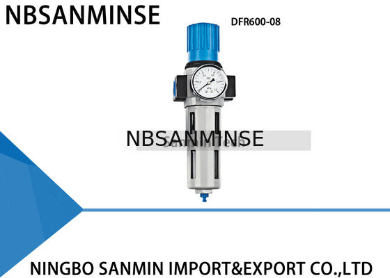 Equipo neumático de la fuente de aire del lubricador del regulador del filtro del negro azul