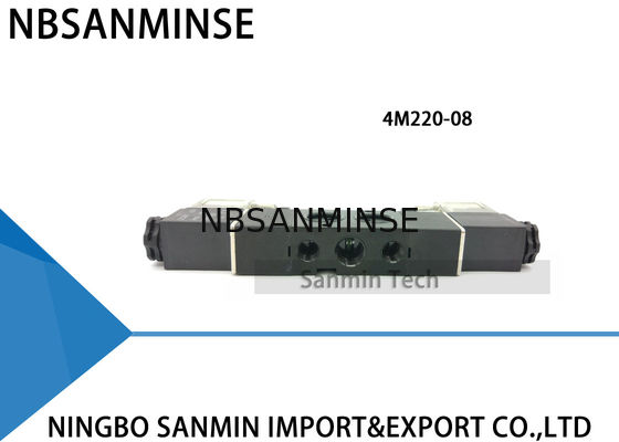 Tipo válvula electromagnética neumática del múltiple de NBSANMINSE los 4M sola/válvula neumática de la bobina del doble