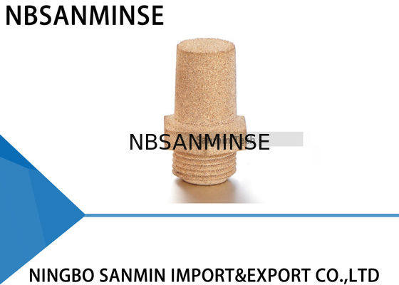 1 tipo silenciadores de cobre amarillo apropiados de cobre amarillo del silenciador del aire de extractor del silenciador neumático