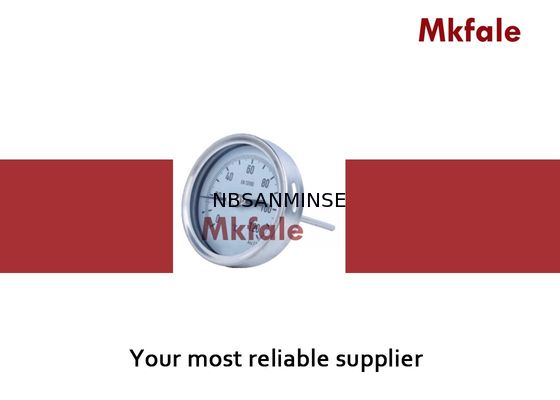 Indicador de presión líquido del termómetro bimetálico de la alta exactitud para dirigir el instrumento de la medida