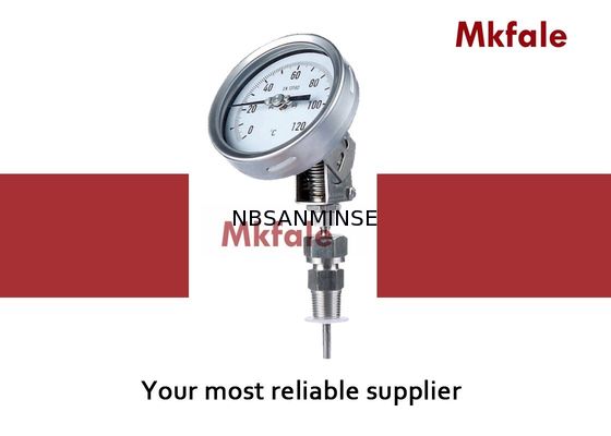 Indicador de presión líquido del termómetro bimetálico de la alta exactitud para dirigir el instrumento de la medida
