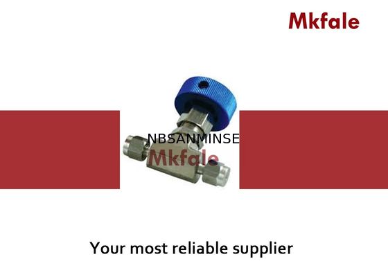 Conexión de alta presión de la soldadura del zócalo de la válvula de aguja del instrumento de precisión