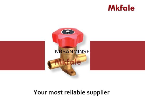 Diseño especial de la parada del solenoide de aire de la válvula del Teflon del tablero de cobre amarillo eléctrico manual de la válvula electromagnética