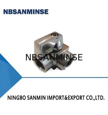 Mini válvula solenoide de cilindro de bola 1/8 pulgada 1/4 pulgada 3/8 pulgada 1/2 pulgada