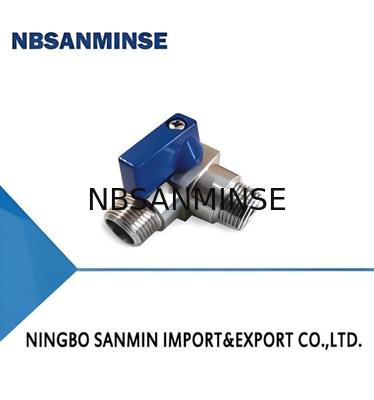 Mini válvula solenoide de cilindro de bola 1/8 pulgada 1/4 pulgada 3/8 pulgada 1/2 pulgada
