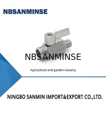Válvula de solenoide sanitario para cilindro neumático de doble acción