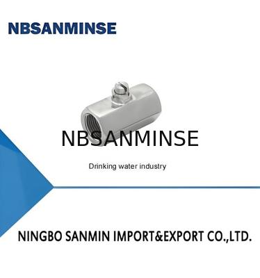 Válvula de solenoide sanitario para cilindro neumático de doble acción