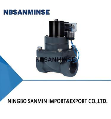Válvula solenoide neumática de la serie 2W con orificio de 15-50 mm para 0,1-0,6 MPa Tipo piloto y 0-1,5 m de acción directa de columna de agua