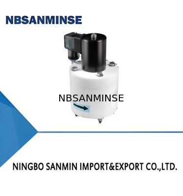 Válvula electromagnética de politetrafluoroetileno (PTFE) con resistencia a la temperatura máx. de +120℃, presión de trabajo de 0.01～0.6 MPa y resistencia a la compresión de 1.2 MPa