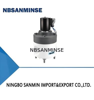 Válvula electromagnética de politetrafluoroetileno (PTFE) con resistencia a la temperatura máx. de +120℃, presión de trabajo de 0.01～0.6 MPa y resistencia a la compresión de 1.2 MPa