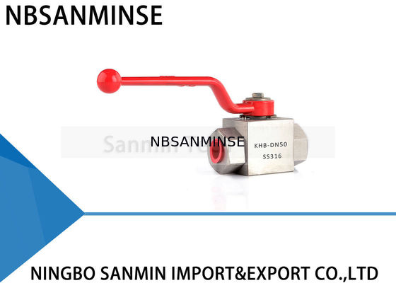 Vávula de bola hidráulica de alta presión del acero inoxidable KHB-G1/8 1/4 3/8 diseño el 1/2 anti SS304 SS316 de la corrosión