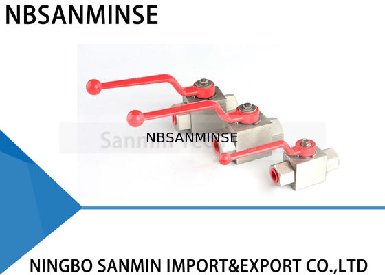 Vávula de bola hidráulica de alta presión del acero inoxidable KHB-G1/8 1/4 3/8 diseño el 1/2 anti SS304 SS316 de la corrosión