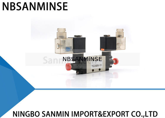 Tipo experimental interno válvula dedicada de la manera de la posición 5 de TG358V11 G1/8 2 de la bomba de la puerta para el sistema de la puerta de coche del camión